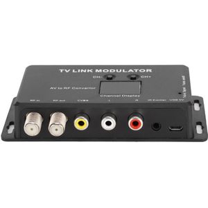 TM70 Uhf Tv Link Modulator Av Rf Converter Ir Extender Met Kanaal Display Ir Extender Adapter