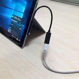 0.2M Vrouwelijke USB-C Opladen Kabel Voor Surface Pro 6/5/4/3 Oppervlak Laptop 1/2, 45W 15V Pd Oplaadkabel