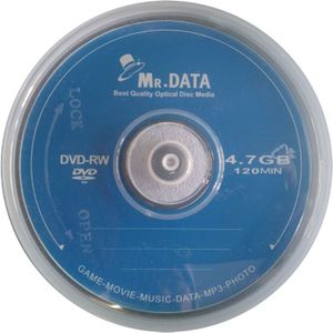 Herschrijfbare DVD-RW 4.7Gb 4X Lege Schijven Lege Dvd Re 5 Stks/partij