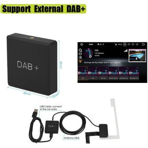 Dab Autoradio Tuner Ontvanger Usb Stick Dab + Doos Voor Android Auto Dvd Dab + Antenne Usb Dongle Voor android Auto Dvd-speler