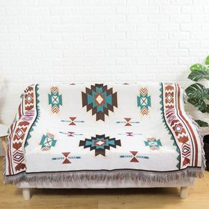 Navajo Deken Home Decor Aztec Navajo Handdoek Mat Katoen Sofa Deken Gooi Stoel Bed Tapijten Muur Opknoping