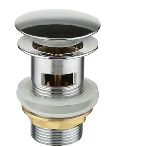 Overloop Gat Plug Basin Sink Drukknop Up Keuken Fonteinkraan Zinklegering Klik Ingelaste Tap Afvoer Bad Drukknop afval Plug