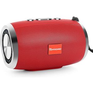 TOPROAD Portable Bluetooth Speaker Draadloze Kolom Stereo Speakers Ondersteuning TF FM Radio Mic AUX Luidspreker voor Computer Telefoon