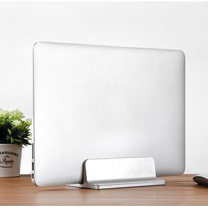 Verticale Laptop Stand Houder Voor Macbook Air Pro 13 15 Aluminium Desktop Stand Met Verstelbare Dock Size Voor Oppervlak Chromebook