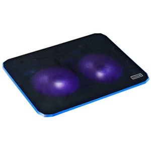 Laptop koeler cooling pad 2 USB Poorten en Twee koelventilator laptop cooling pad Notebook Stand voor 12-17 inch voor macbook air/pro