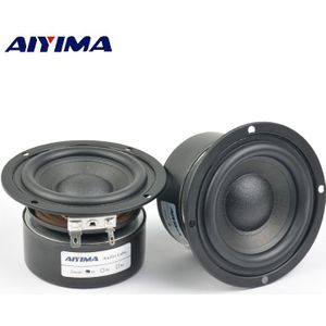 Aiyima 2 Stuks 3 Inch Sound Speakers Woofer 4 Ohm 15W Bass Speaker Driver Versterker Home Theater Muziek Luidspreker diy