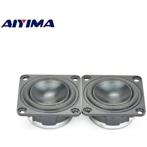 AIYIMA 2 Stuks 1.75 Inch Full Range Luidsprekers 43 MM 4 ohm 5 W Vierkante High Power Luidspreker