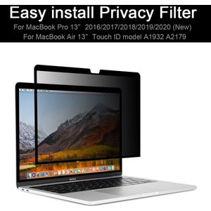 Voor Macbook Pro Touch Bar / Air Touch Id 13.3 Inch Privacy filter Schermen Beschermende Film