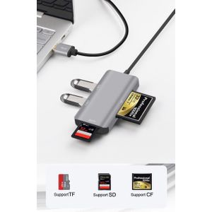 5in1 Usb 3.0 Sd Sdhc Cf Compact Flash Tf Microsd Kaartlezer USB3.0 U Flash Disk Drive Muis Otg Voor macbook Laptop Notebook Pc
