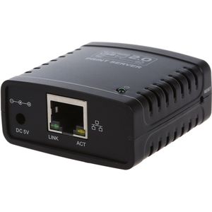 -Printserver Usb 2.0 Ethernet Netwerk Lpr Voor Lan Ethernet Networking Printers Delen Zwart