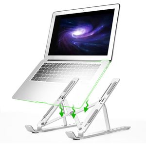 Draagbare Laptop Houder Voor Macbook Pro Notebook Opvouwbare Hoogte Verstelbare Aluminium Laptop Stand Beugel Laptop Riser Houder