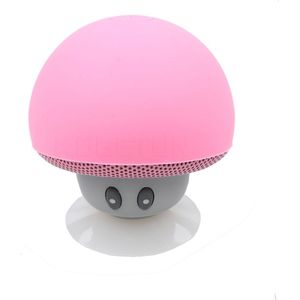Kebidumei 2.1 Draadloze Bluetooth Mini Speaker Mushroom Waterdicht Zuig Handenvrij Houder Music Player Voor Mobiele Telefoon