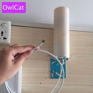 OwlCat LTE 4g Omnidirectionele Glasvezel Antenne Waterdichte Signaal Verbeterde Versterken 4/6DBI Externe voor 4g CCTV SIM camera
