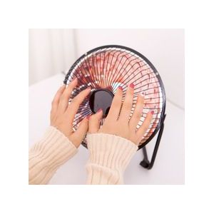 Draagbare Mini Wind Elektrische Kachel Touch Schakelaar Kleine Radiator Warmer Kachel voor Winter Kantoor Reizen Huishouden