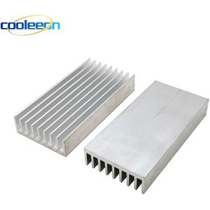 2Pcs 100X50X17Mm Aluminium Heatsink Cooling Board Voor Led Licht Lamp Hoge Thermische Geleidbaarheid Led radiator Elektronica Heatsinks
