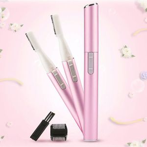 Mini Elektrische Wenkbrauw Trimmer Batterij Personal Body & Gezicht Beauty Tools Draagbare Dame Scheerapparaat Epilator Wenkbrauw Cutter