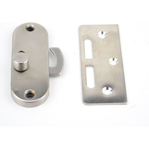 304 rvs schuifdeur haak slot, Voor aluminium Houten deuren, enkelzijdige lock, opbouw, Hardware Sloten