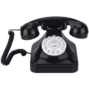 -Vintage Telefoon Multi Functie Plastic Huistelefoon Retro Antieke Telefoon Bedrade Vaste Telefoon Kantoor Telefoon Thuis Bureau