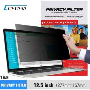 12.5 inch Privacy Screen Filter anti-gluren Protector film voor 16:9 Breedbeeld Laptop 277mm * 157mm