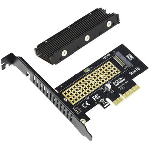 JEYI Combo Cooling Oorlogsschip Nvme Heatsink + SK4 m.2 NVMe SSD PCIE 3.0X4 Adapter Card M Sleutel ondersteuning PCI Express PCI-e X8 X16