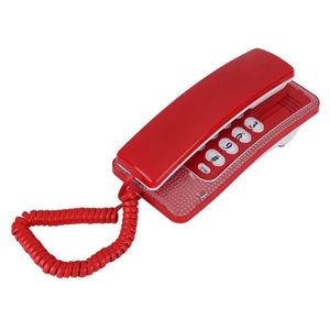Draagbare Mini Telefoon Wall Mount Vaste Extension Geen Caller Id Mini Telefoon Voor Hotel Familie Home Telefon Haus Telefones