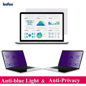 Befon 13.3 Inch Privacy Filter Anti Blauw Licht Screen beschermfolie voor Breedbeeld 16:9 Laptop Notebook Screen Protector