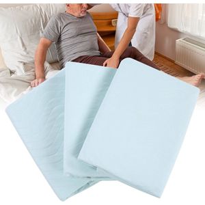 3Pcs Herbruikbare Onderleggers Wasbare Waterdicht Voor Kinderen Volwassen Patiënten Ouderenzorg Bed Pad Incontinentie Protector Aankleedkussen Pad