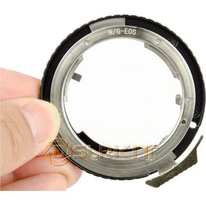 Lens Adapter Ring Voor Nikon G AF-S AI F Lens en Canon EOS EF Mount Adapter 650D 600D 550D 1100D 60D 7D 5D