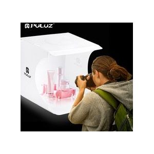 PULUZ 2LED Lightbox Light box Mini Fotostudio Doos 1100LM Fotografie Doos Licht Studio Schieten Tent Box Kit & 6 kleur Achtergronden