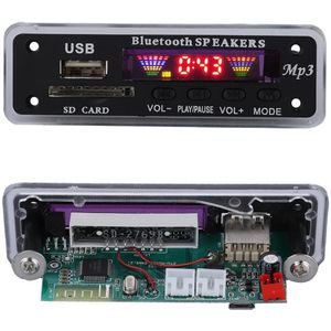 SDM01BT + U-DX Bluetooth 4 Kleuren Screen MP3 Fm Ape Flac Wma Wav Decoderen Board Module Voor Speaker handsfree Dc 5V/12V