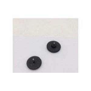Originele Tandwielen (Paar) Met Assen Voor Zebra LP2844 LP2844-Z Thermische Printers Printer Onderdelen