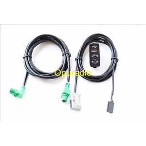 Opuradio Gps-navigatie kabel USB AUX in Plug Socket Harness Adapter voor BMW E39 E46 E38 E53 X5 Z4 E70 autoradio