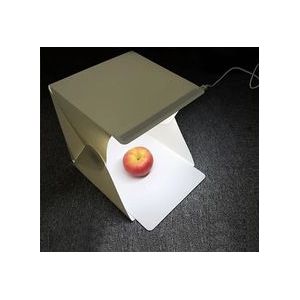 Mini Vouwen Studio Draagbare Fotografie Studio Mini Opvouwbare Softbox Met Usb Led Licht Desktop Wit Backgound Zachte