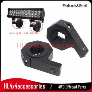 2 st Aluminiumlegering Klem Bar Dak Roll Beugel Kooi houder Voor HID Led-lichtbalk Houder Offload Truck LED beugel