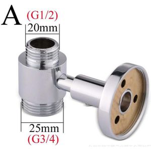 4-6.5 cm verstelbare messing douche staaf houder, douche kits