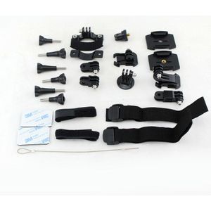 24-in-1 Actie Camera Fiets Bracket Holder Set Compatibel voor EKEN SJCAM GoPro Mijia