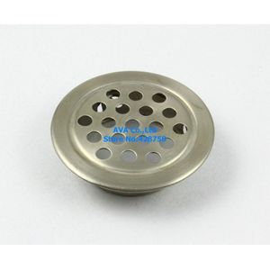 20 Stuks 25mm Kast Ontluchter Louvre Mesh Gat/Rvs/Platte