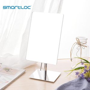 Smartloc 9 Inch Ijzer Rechthoek Stand Bad Spiegel Badkamer Make-Up Spiegels Cosmetische Accessoires Kaptafel Gereedschap Vanity 180 °