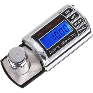 Mini Digitale Weegschaal Draagbare LCD Digital Pocket Weegschalen Nauwkeurige Balance Met Rvs Lade En Lederen Tas Voor Sieraden