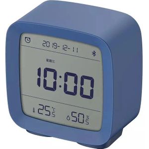 In Voorraad Qingping Bluetooth Temperatuur Vochtigheid Sensor Nachtlampje Lcd Wekker Mihome App Controle Thermometer