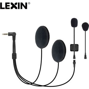 Lexin Intercom Headset Accessoires Voor LX-FT4 Helm Speaker Met Zowel Microfoon, Hoge Geluidskwaliteit Noise Cancellaction