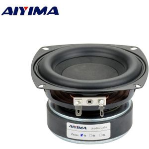 Aiyima 1Pcs 4 Inch Subwoofer Luidspreker Hifi 4 8 Ohm 100W Woofer Geluid Speaker Home Theater Diepe bass Loudspeaeker