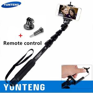 100% Originele Yunteng 188 Handheld Uitschuifbare Pole Camera Monopod Selfie Stok Statief Selfie Voor Telefoons Gopro 4/5/6/7/8/9