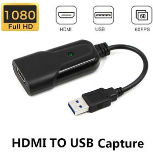 USB2.0 Naar Hdmi Video Catpure Kaart USB2.0 Hd 1 Manier Videokaart Converter Adapter Voor Windows Xp/Vista/7/8/10 Met Cd