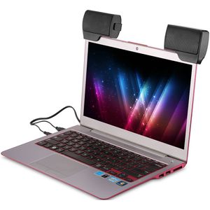 Mini Stereo Speaker Draagbare Usb Multimedia Computer Stereo Clip Speaker Soundbar Voor Laptop Xp Vista Win 7 Mac En Osx
