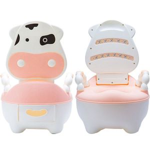 Draagbare Baby Leuke Koe Toiletbril Pot Voor Kinderen Zindelijkheidstraining Seat kinderen Potje Baby Wc Kom Pot Training potje Wc