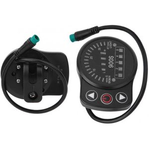 E-bike Motor KT-900S Plastic Elektrische LED Display Meter met Waterdichte Connector voor Fiets Modificatie Elektrische Fiets