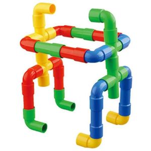 Diy Leidingen Puzzel Assembleren Grijpende Set Kinderen Educatief Plastic Buis Waterpijp Pijplijn Bouw Speelgoed Set