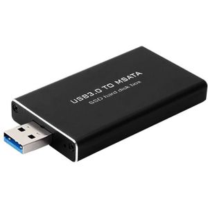 USB 3.0 naar mSATA SSD Harde Schijf Box Converter Adapter Behuizing Externe Behuizing 1pc