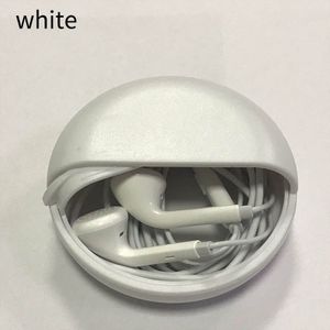 1pcs hoofdtelefoon kabel doos ronde hoofdtelefoon opbergdoos roterende cover oortelefoon container woonaccessoires
